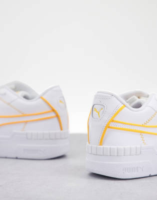 puma white orange