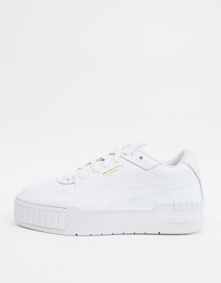 Puma - Cali Sport - Sneakers met dikke zool in wit | ASOS