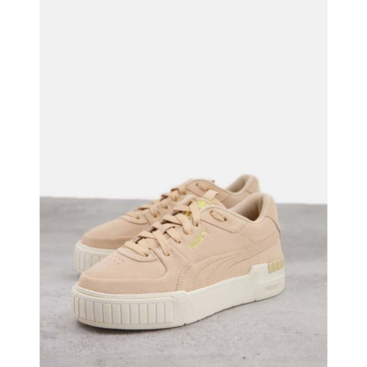 Puma cali 2025 sneakers beige