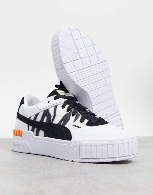 zebra puma sneakers