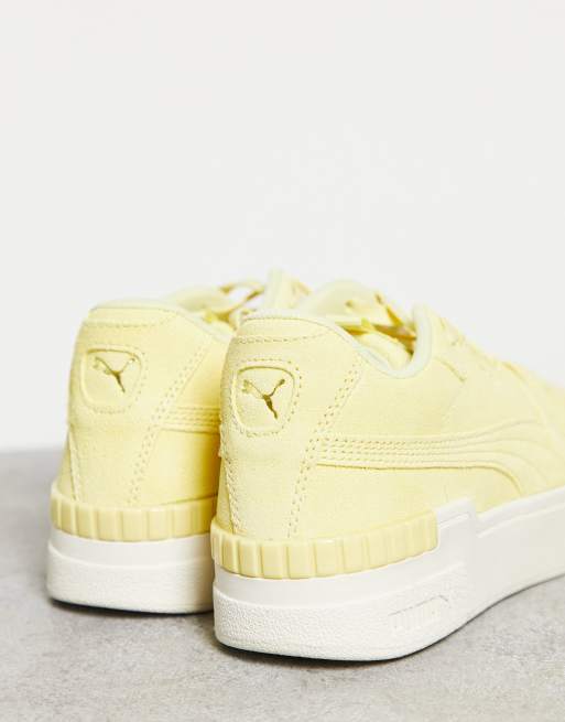 Puma Cali Sport trainers in yellow