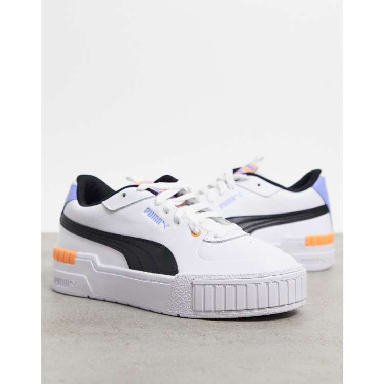 Puma Cali Sport trainers white and orange