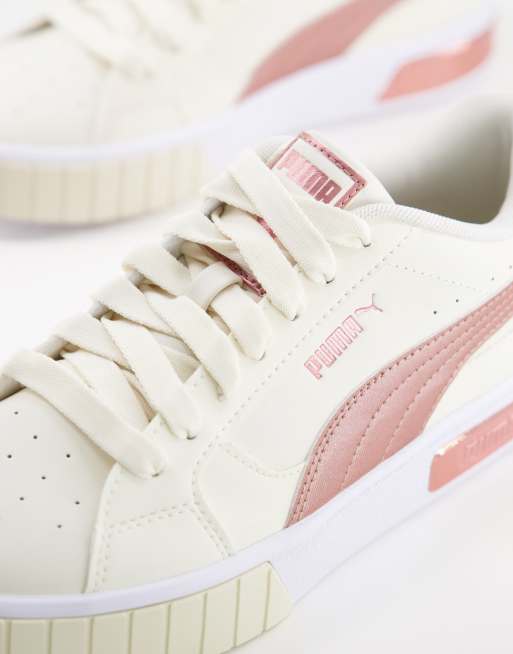 Puma Cali Star Baskets Craie et or rose