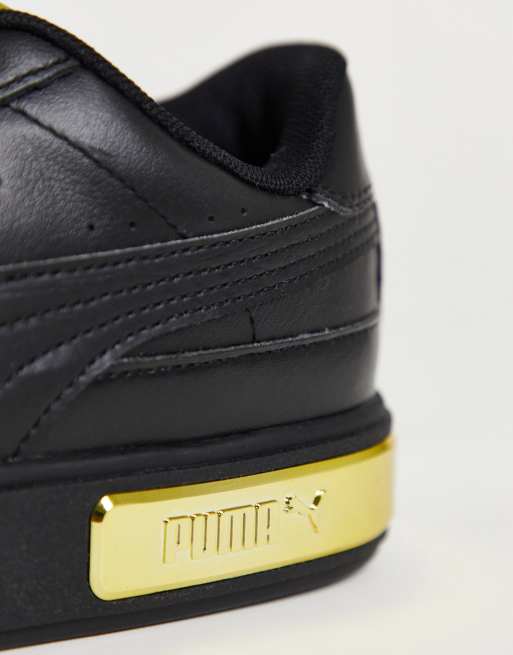 Puma Cali Star Metallic Sneakers nero e oro