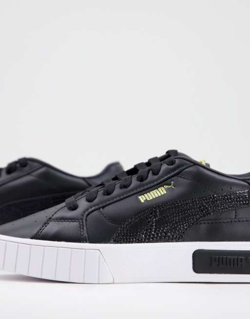 Puma cali outlet noir et blanche