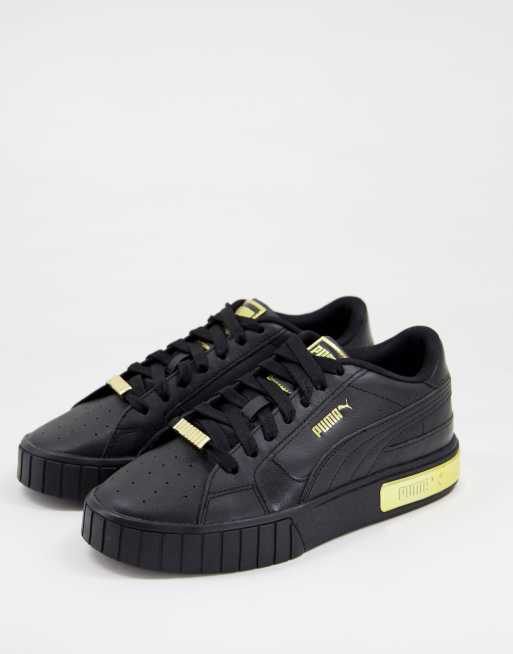 Puma sneakers dames online zwart goud