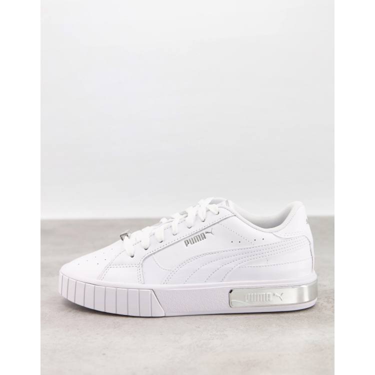 Silver puma clearance trainers