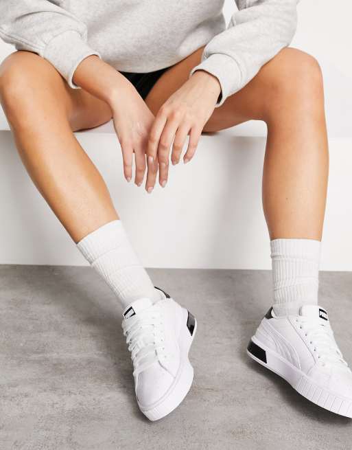Puma Cali Star trainers in white | ASOS