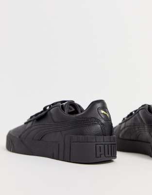 puma black cali trainers