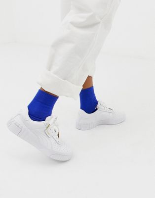 puma cali triple white sneakers