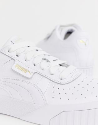 puma cali triple white sneakers