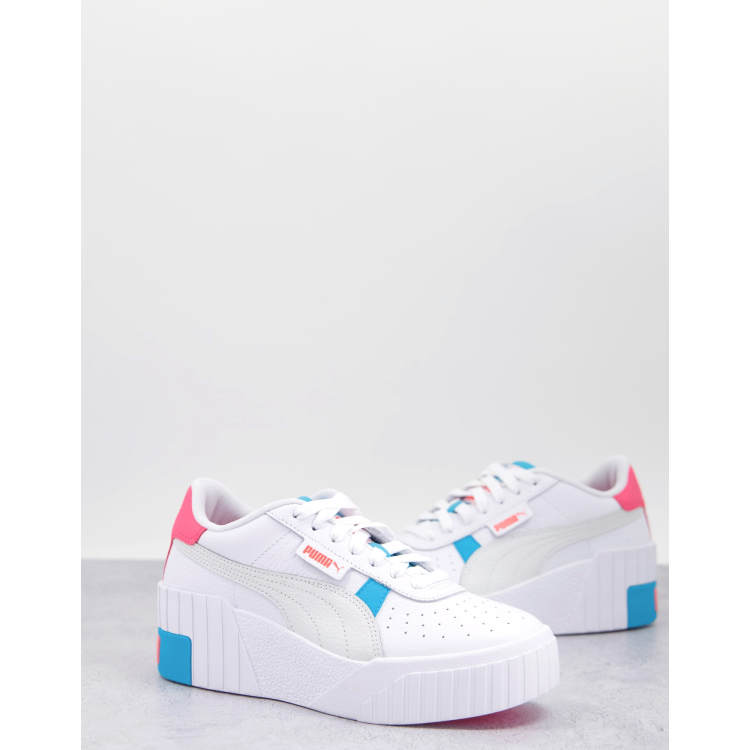 Blue puma 2025 wedge sneakers