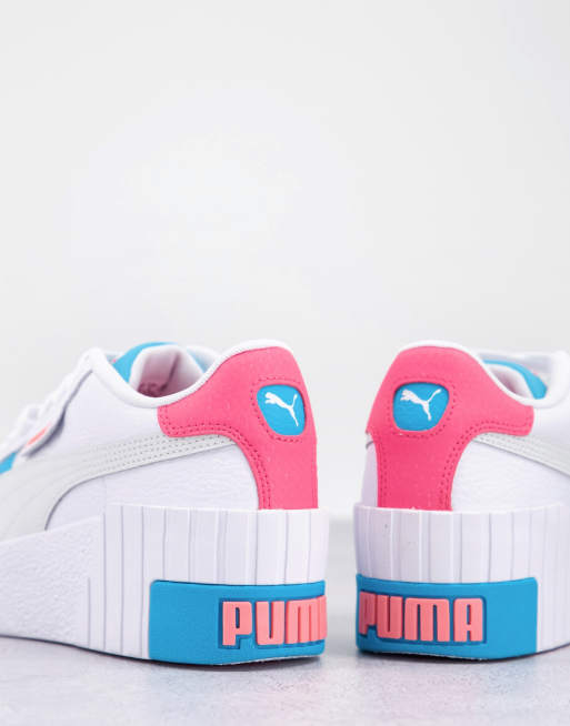 Blue puma shop wedge sneakers