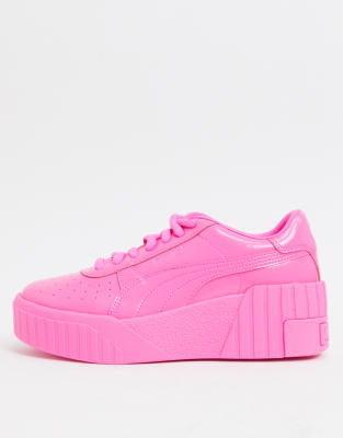 bright pink trainers