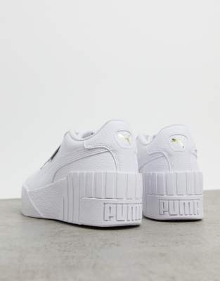 puma cali wedge trainers