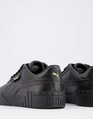 puma cali trainers black
