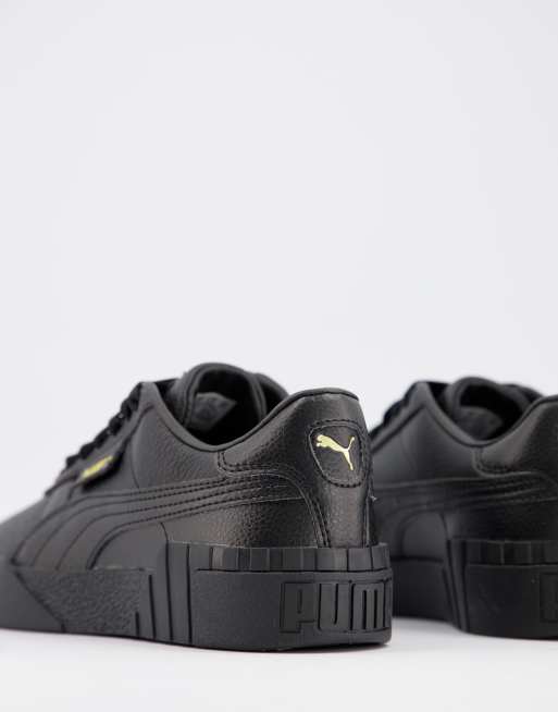 Puma cali sale triple black