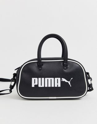 Puma - Campus - Kleine retro sporttas-Zwart