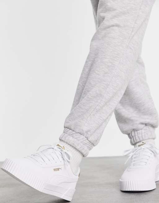 puma carina leo h trainers in white