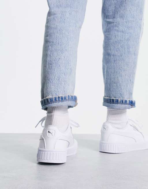 Puma Carina trainers in white ASOS