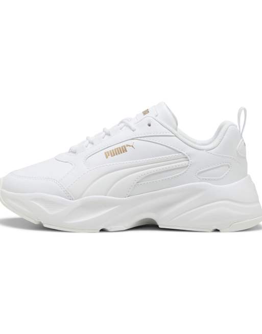 Puma Cassia 2.0 trainers in puma white-puma white-puma gol