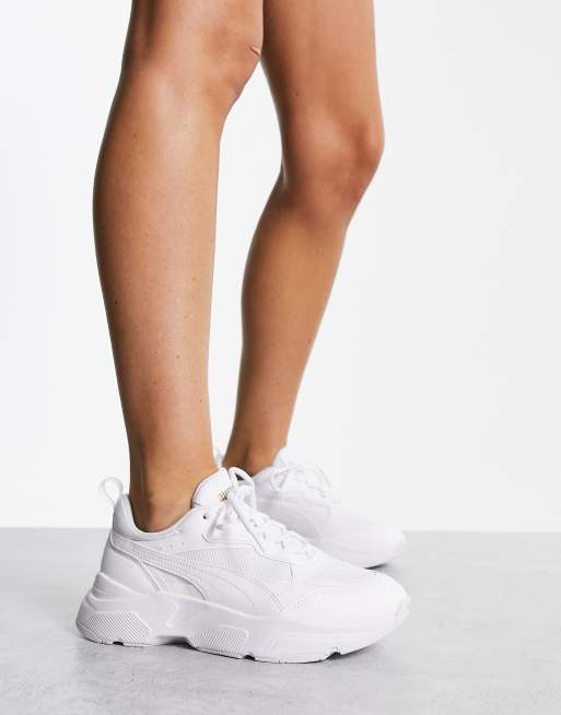 Puma Cassia sneakers in white ASOS