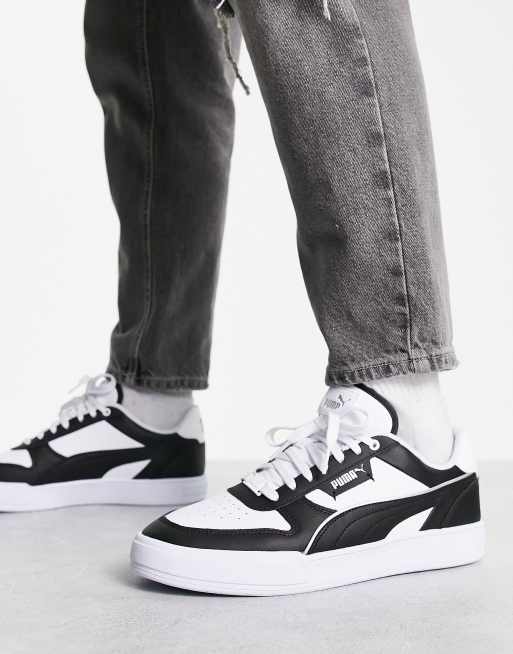 Puma blanche cheap et noir