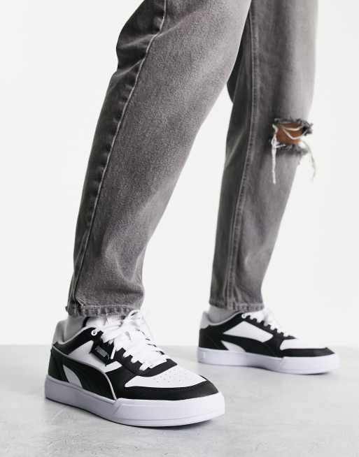 Puma Caven Dime sneakers in white and black | ASOS