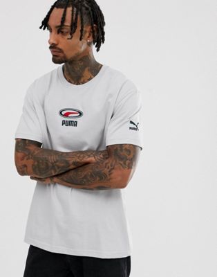 Puma Cell Pack t-shirt in grey | ASOS