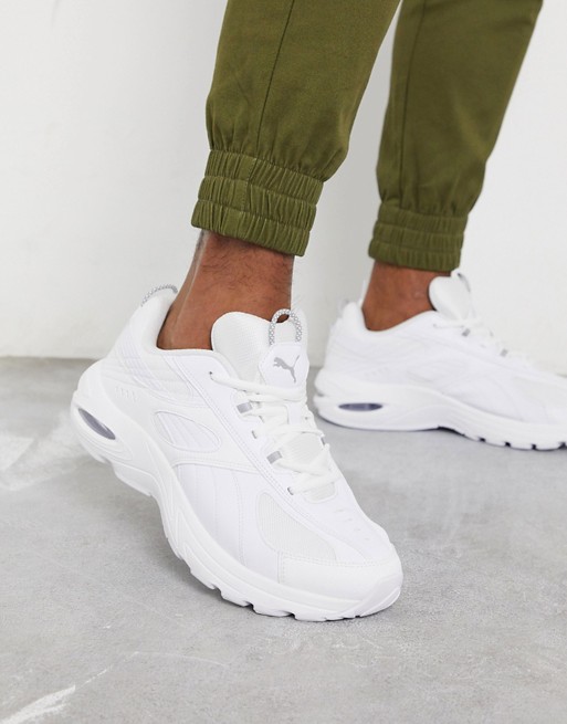 Puma Cell Speed reflective trainers in white