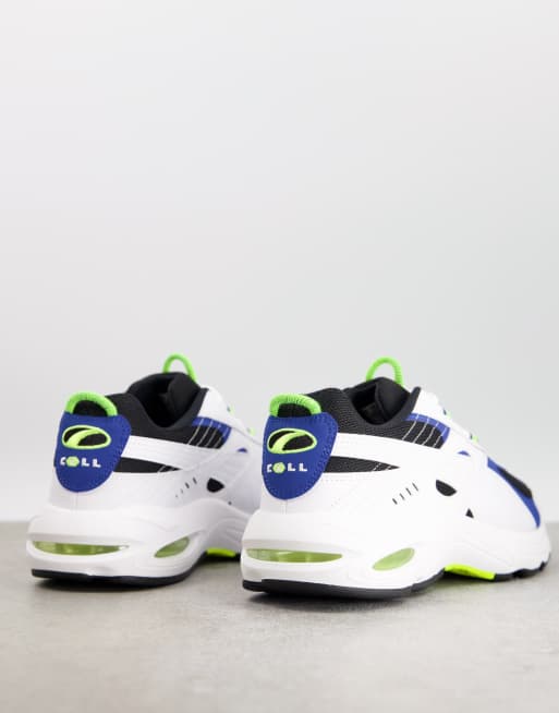 Puma Cell Speed Sneakers in wit blauw ASOS