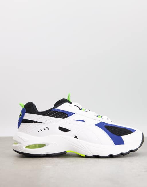 Puma cell speed hotsell reflective trainers in white