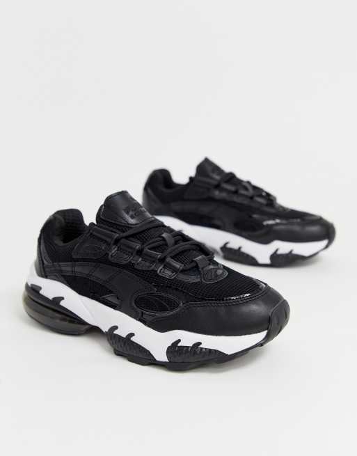 Puma cell venom on sale black and white trainers