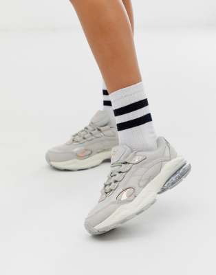 Puma Cell Venom grey patent pop trainers | ASOS