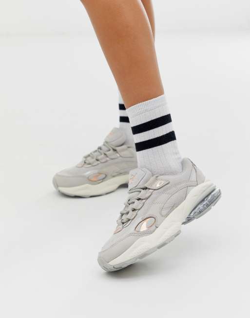 Puma Cell Venom grey patent pop trainers | ASOS