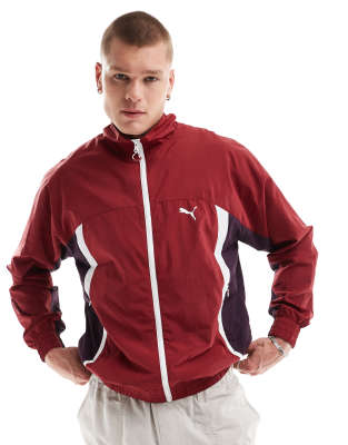 Puma Cellerator Track Jacket In Intense Red