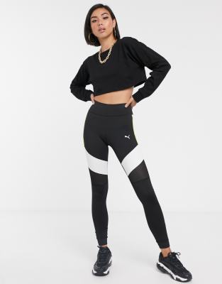 black and white puma leggings