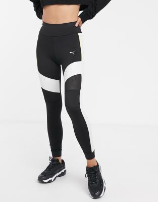 puma leggings black and white