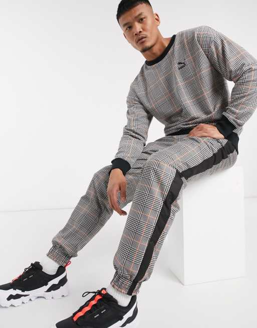 Puma check sale tracksuit