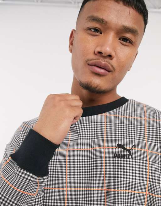 Puma discount check sweatshirt