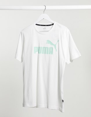 mint green puma shirt