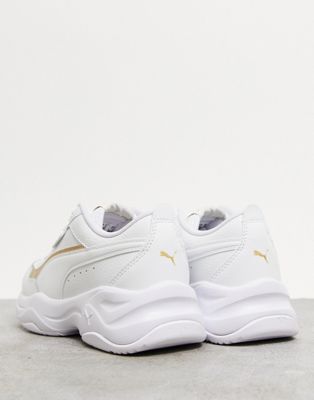 Chaussures Puma - Cilia - Baskets chunky - Blanc et doré