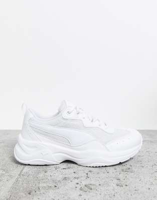 puma soft foam blanche