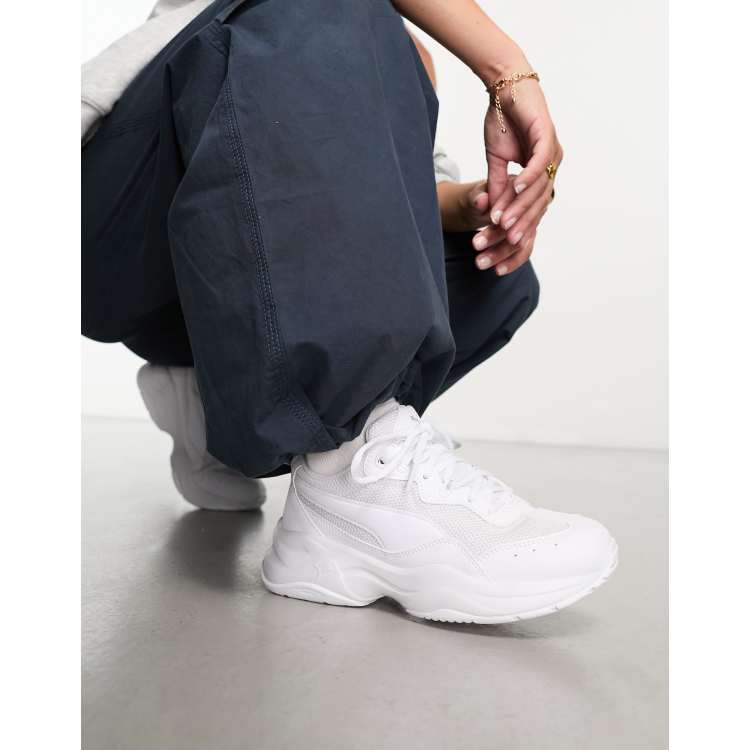 Puma white store chunky sneakers