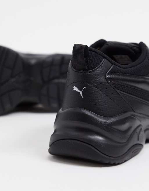 Puma cilia sale chunky trainers black