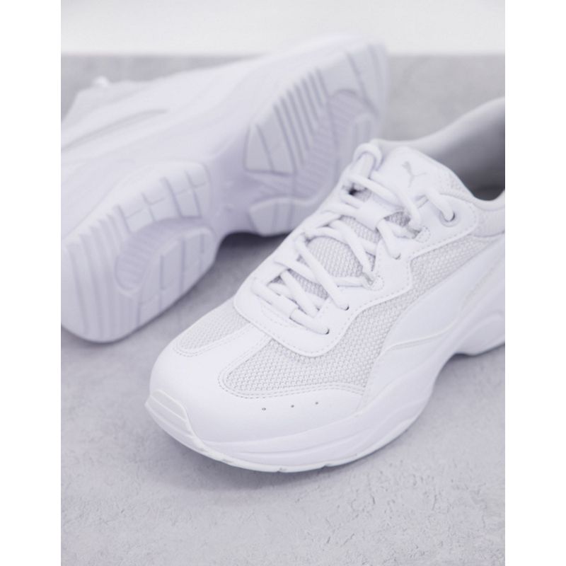 Activewear Donna Puma - Cilia - Sneakers bianche con suola spessa