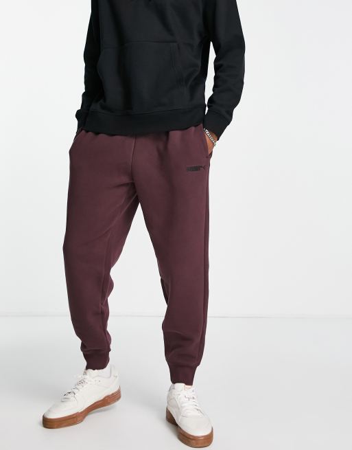 Puma Classic oversized joggers in burgundy | ASOS