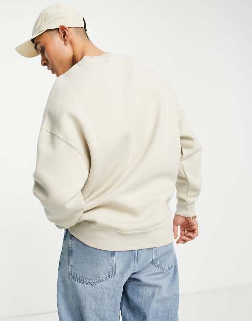 Puma Classic oversized sweatshirt in cream