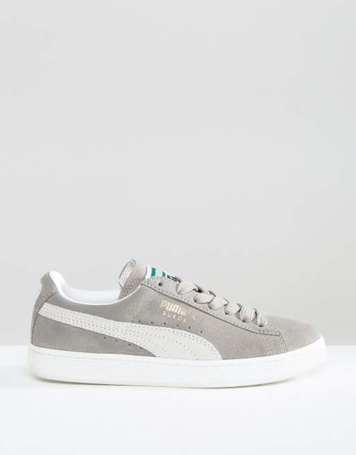 Puma classic suede store basket trainers