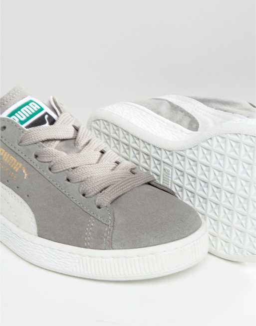 Puma basket 2025 grey suede